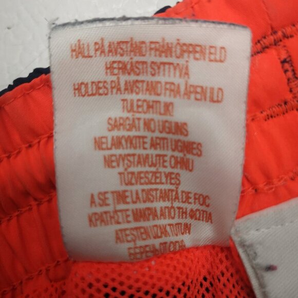 Adidas Predator Youth's Size Medium Navy & Orange Lined Pull On Track Pants - Picture 8 of 16